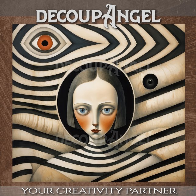 Papier Mousseline Trails Tamara - Découpage - (Créateur téléchargé)