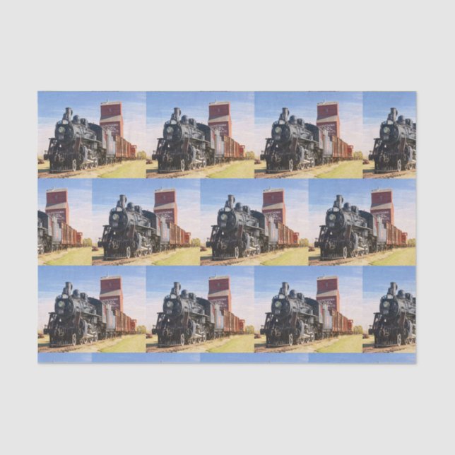 Papier Mousseline Train 1 (Recto)