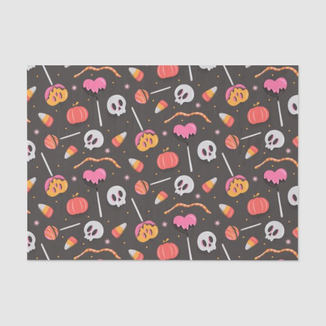 Papier Mousseline Traitements d'Halloween (Recto)