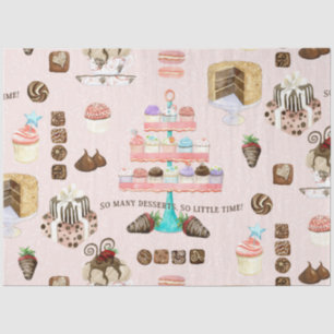 Papier Mousseline Traitements sucrés Cupcakes Chocolats dans gâteaux