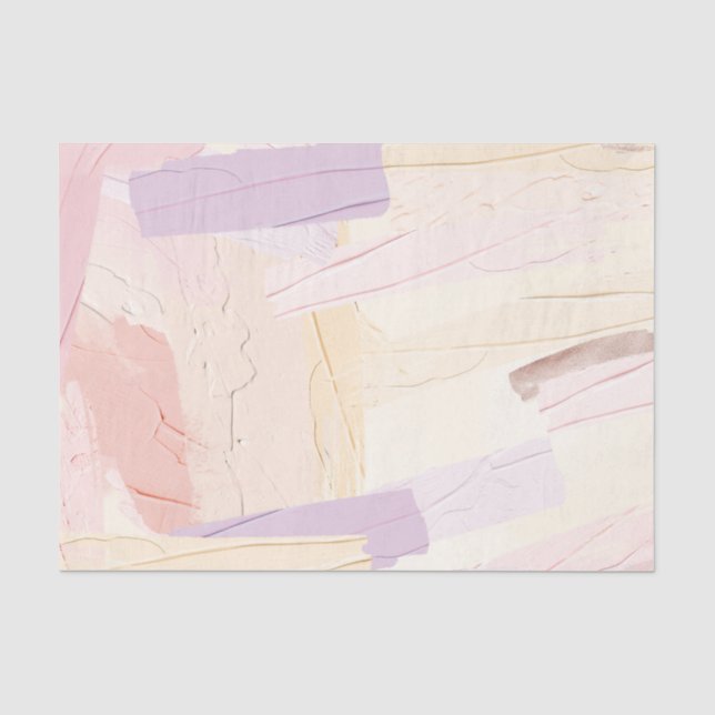 Papier Mousseline Traits de pinceau pastel (Recto)