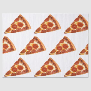 Papier Mousseline Tranche de pizza pepperoni classique de SlipperyJo