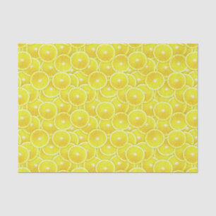 Papier Mousseline Tranches de citron