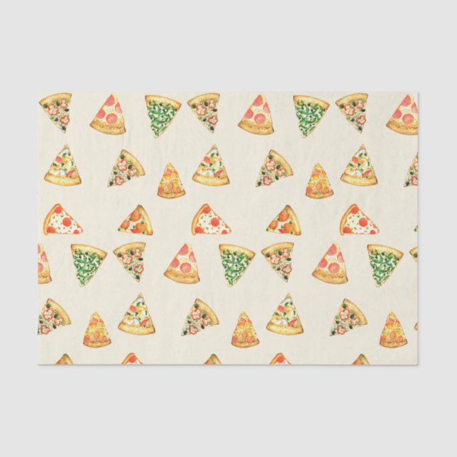 Papier Mousseline Tranches de pizza pour les amateurs de pizza (Recto)