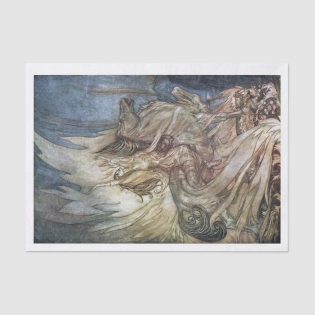 Papier Mousseline Transfert d'image de papier de découpage Valkyrie (Recto)