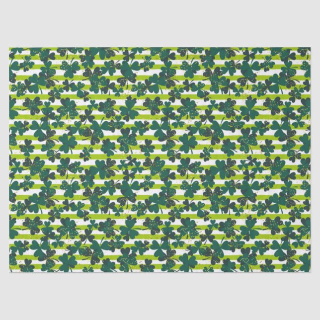 Papier Mousseline Trèfle (Recto)