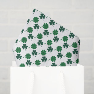 Papier Mousseline Trèfle de la Saint-Patrick trèfle à quatre feuille
