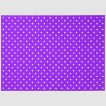 Trendy Purple With Irregular White Polka Dots