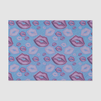 Papier Mousseline Très Periwinkiss lèvres dans les nuances de violet