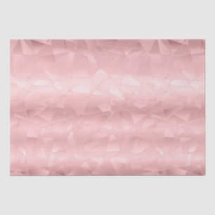 Papier Mousseline Triangle géométrique rose glamour tendance chic