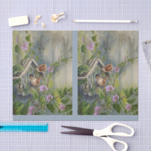 Papier Mousseline Troglodytes peints DBL