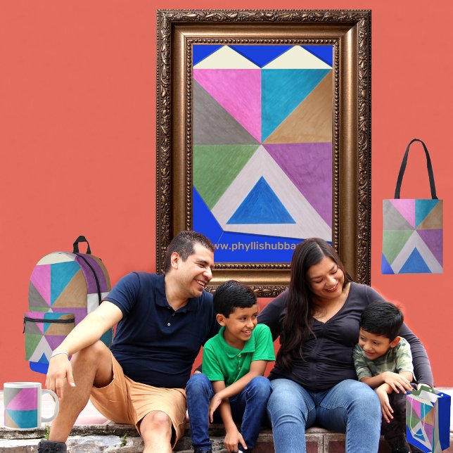 Papier Mousseline Trois (Get the full "Three" collection at  https://bit.ly/SmartArtZazzle. )
