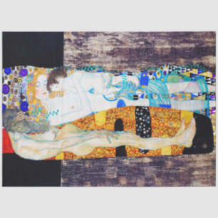 Papier Mousseline Trois ans de vie, Gustav Klimt
