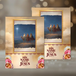 Papier Mousseline Trois Sages Découpe Biblique de Noël