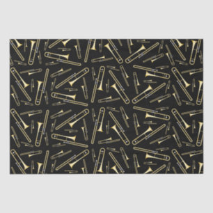 Papier Mousseline Trombone Musician Band Teacher Wrapper Paper