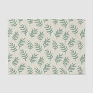 Papier Mousseline Tropical Jungle Rainforest Fern Feuille Motif
