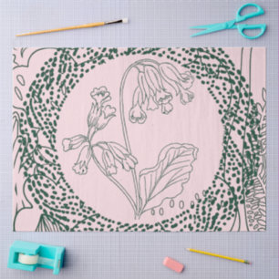 Papier Mousseline Tropical Modernism Gift Wrap