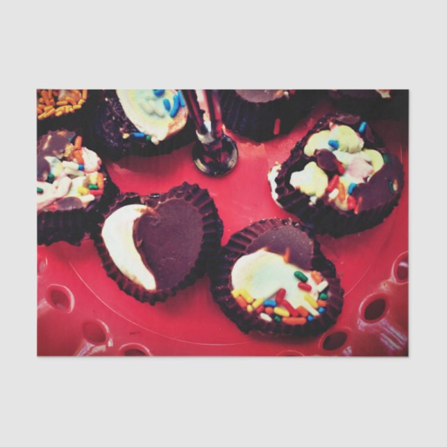 Papier Mousseline Truffes de Marshmallow (Recto)