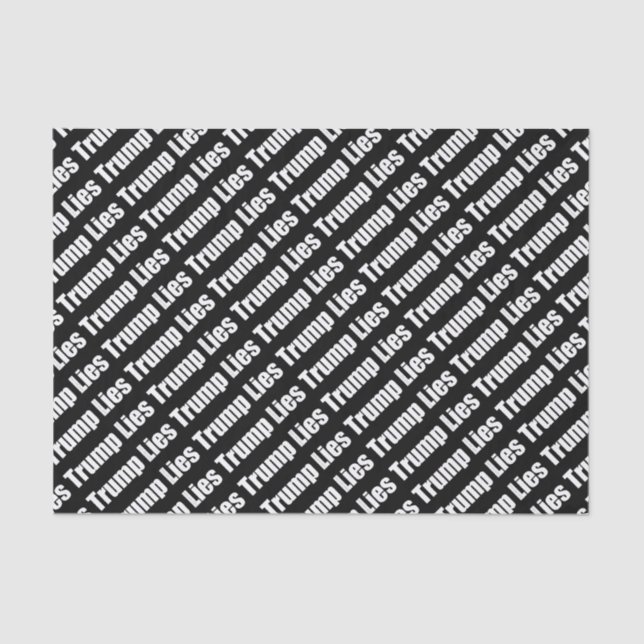 Papier Mousseline Trump ment (Recto)