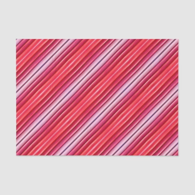 Papier Mousseline TSP - 0083 - Papier de tissus rouge et rose (Recto)
