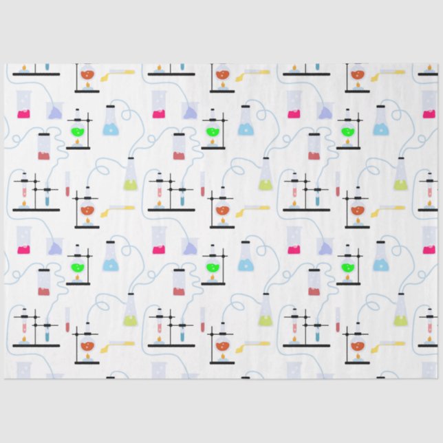 Papier Mousseline Tubes d'essai en chimie et science du laboratoire  (Recto)