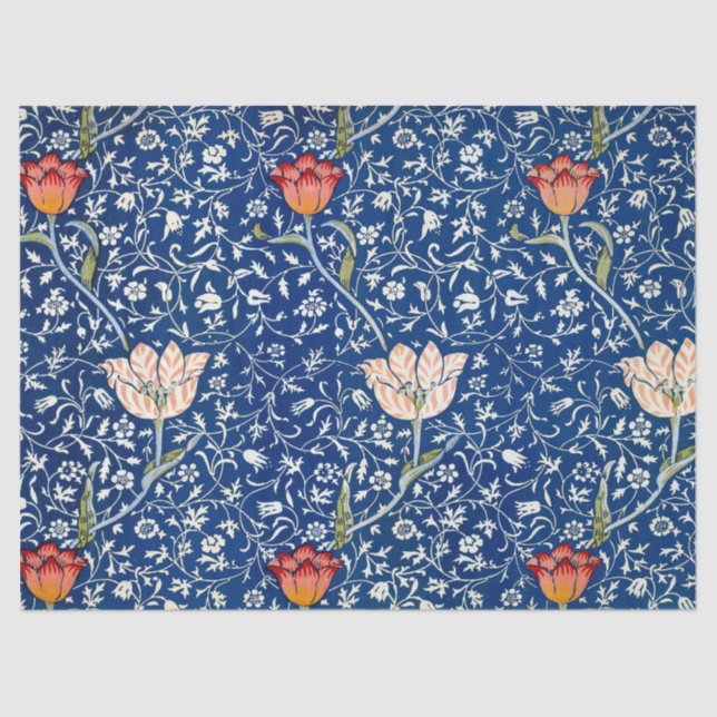 Papier Mousseline Tulip, William Morris (Recto)