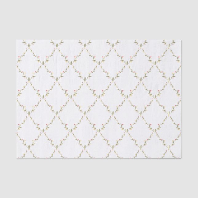 Papier Mousseline Tulipe  (Recto)