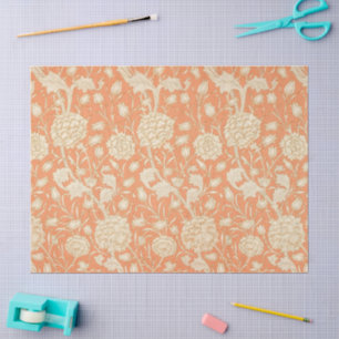 Papier Mousseline Tulipe sauvage de William Morris, motif floral vin