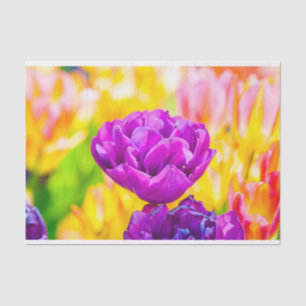 Papier Mousseline Tulipes Enchanter 15