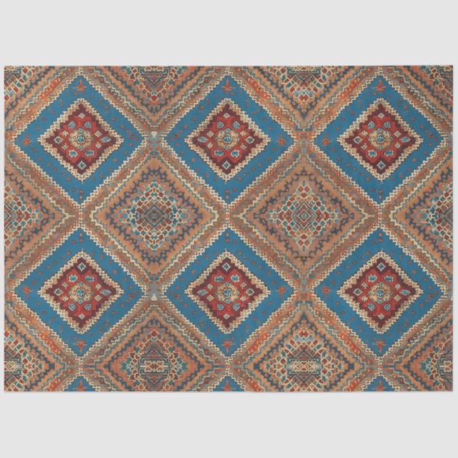 Papier Mousseline Turc Populaire Belle collection de vieux Motifs (Recto)