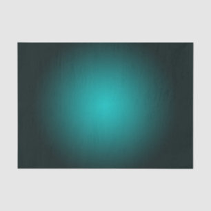 Papier Mousseline Turquoise Ombre vert dégradé moderne minimaliste