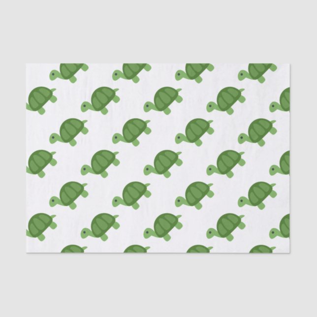 Papier Mousseline Turtle Emoji (Recto)
