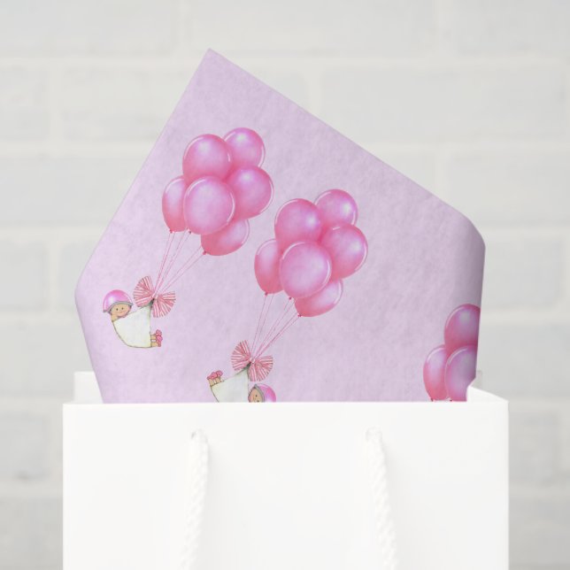 Papier Mousseline Twin Girls Baby Gift (Sac cadeau)