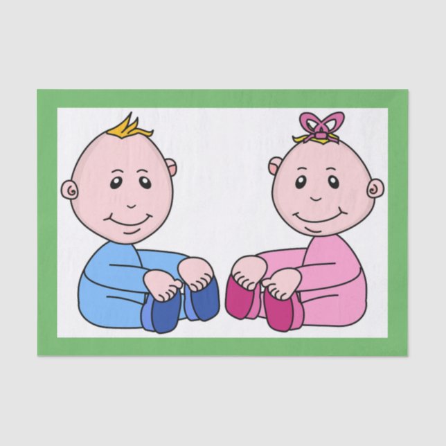 PAPIER MOUSSELINE TWINS (Recto)