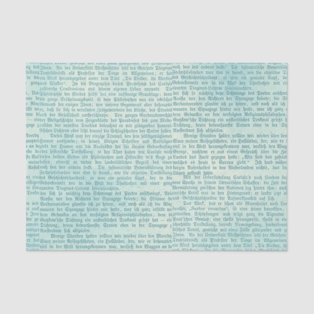 Papier Mousseline Typographie vintage (Recto)