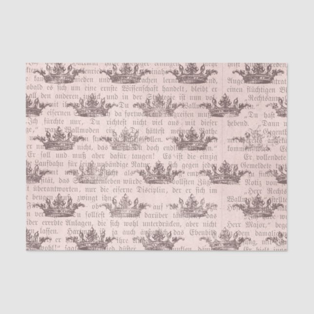 Papier Mousseline Typographie vintage du Regal (Recto)