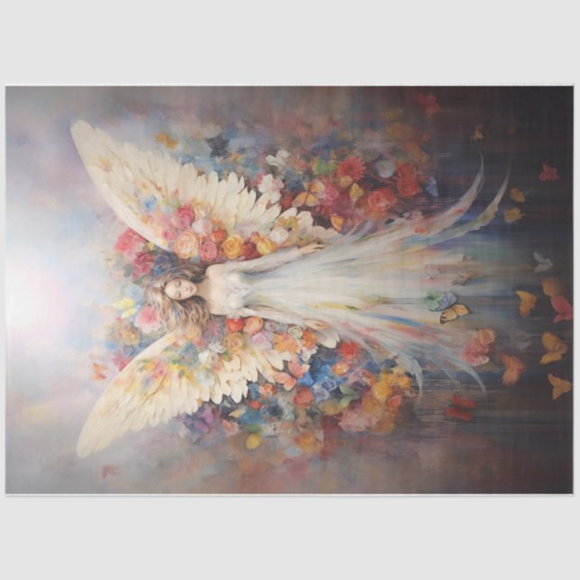 Papier Mousseline Un ange déprimé (Recto)