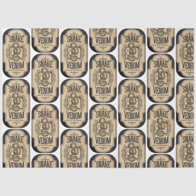 Papier Mousseline Un apothecaire et potion Étiquette série Design 12 (Recto)