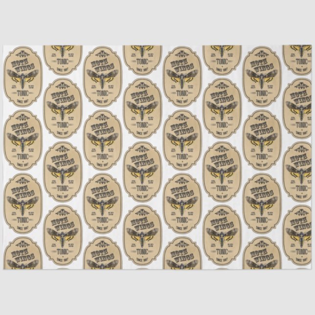 Papier Mousseline Un apothecaire et potion Étiquette série Design 22 (Recto)