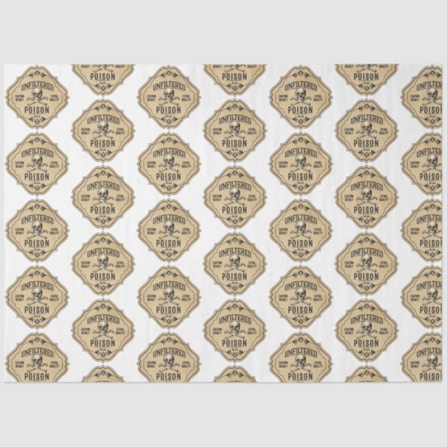 Papier Mousseline Un apothecaire et potion Étiquette série Design 23 (Recto)