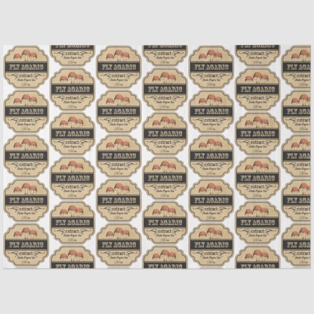 Papier Mousseline Un apothecaire et potion Étiquette série Design 25 (Recto)