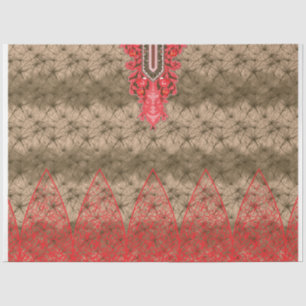 Papier Mousseline un arrière - plan rouge et brun avec une bordure r