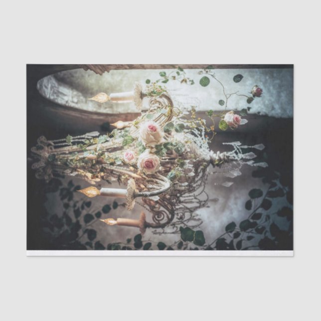 Papier Mousseline Un beau lustre français (Recto)