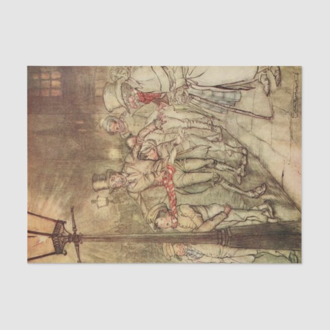 Papier Mousseline Un chant de Noël Bob Cratchit a descendu une (Recto)