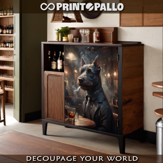 Papier Mousseline Un chien de Scott Terrier enquête dans un pub en 1 (Créateur téléchargé)