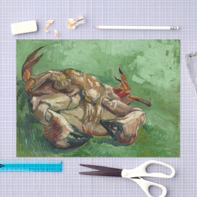 Papier Mousseline Un crabe sur son dos | Vincent van Gogh (Artisanat)