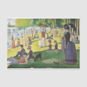 Papier Mousseline Un dimanche à La Grande Jatte par Georges Seurat