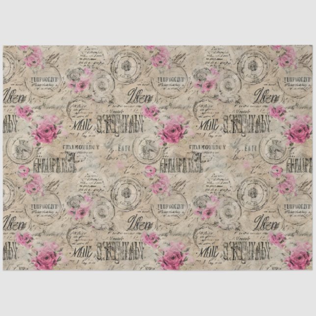 Papier Mousseline Un Ephémère français série 4 (Recto)