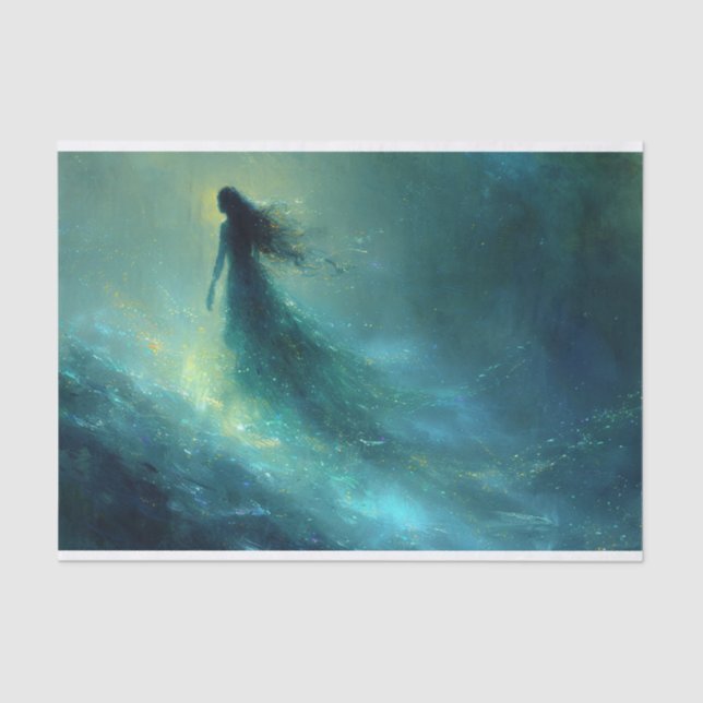 Papier Mousseline Un Esprit D'Eau Géant (Recto)