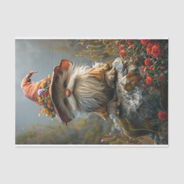 Papier Mousseline Un Gnome adorable (Recto)